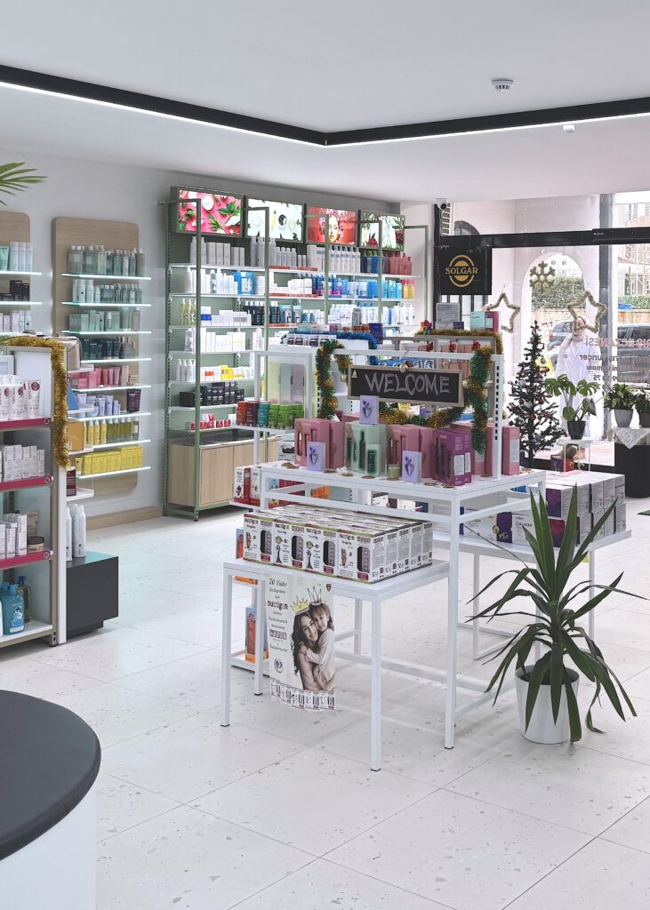 A balanced and serene pharmacy design